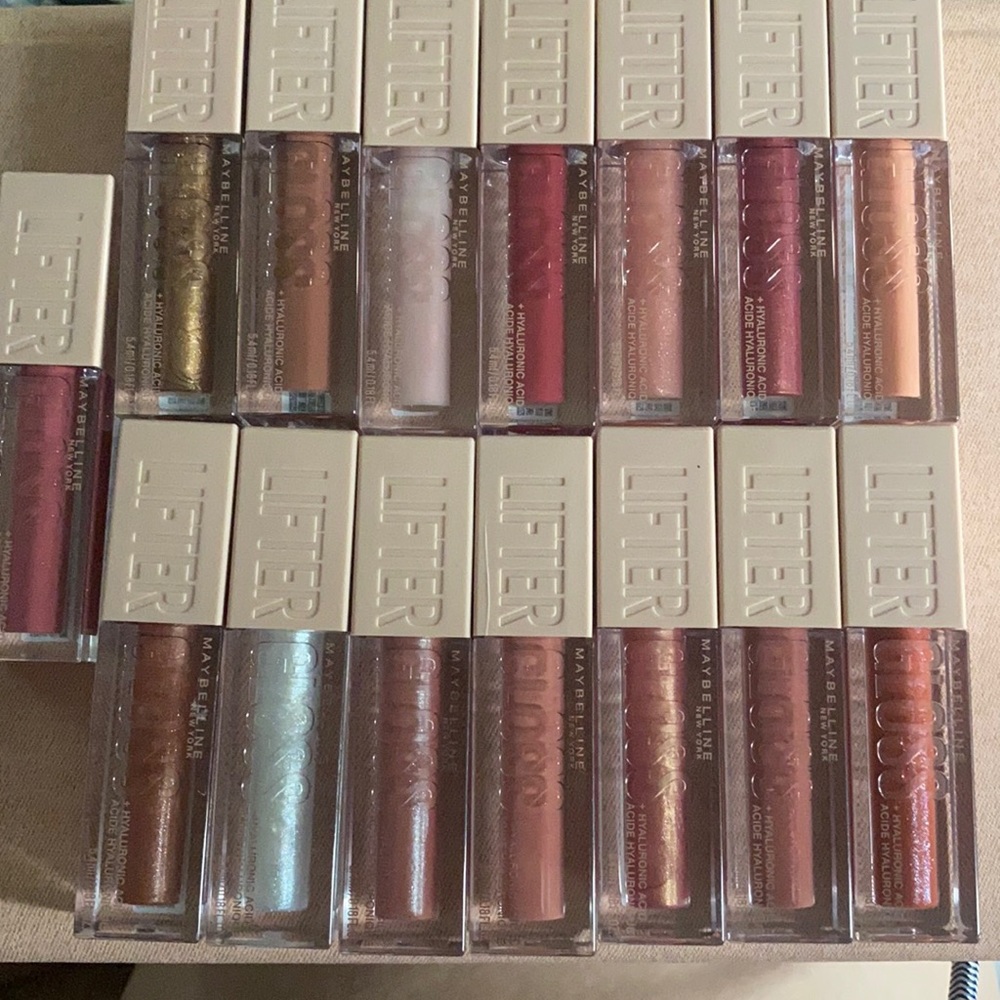 Maybelline lifter gloss whole collection!